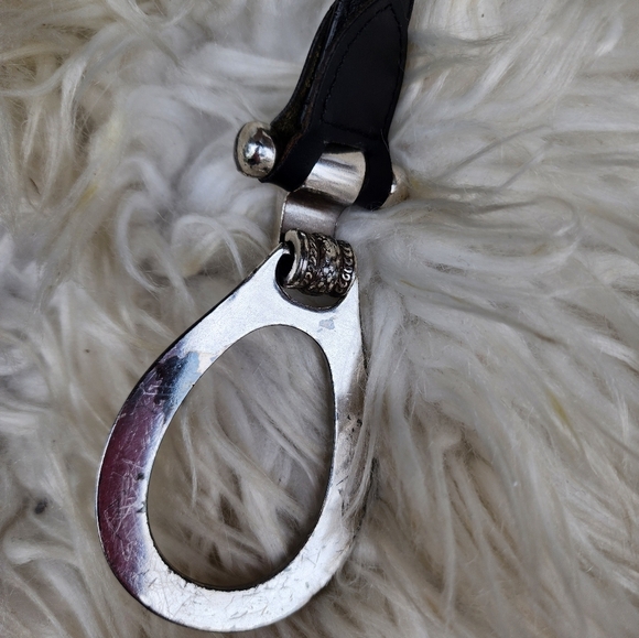 Modernist leather belt M/L - Picture 10 of 14